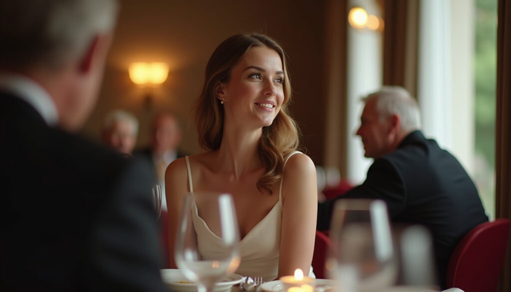 Escort Dinner Date in Leipzig - elegantes Ambiente