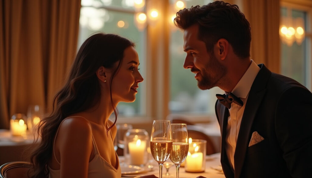 Romantisches Escort Dinner Date in Leipzig